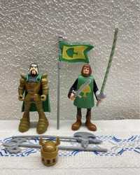 Conjunto 2 figuras cavaleiros da Espada Era a Lei (Disney - Famosa)