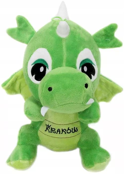 Maskotka Smok dinozaur Kraków zielony - 31cm. Sun-day. Nowy Produkt