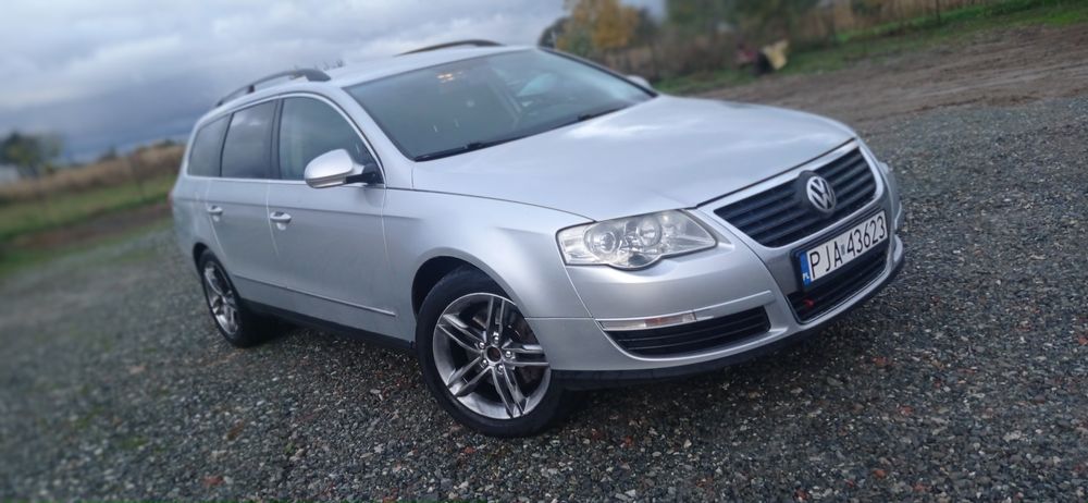 Volkswagen Passat B6 kombi 2.0 benzyna ! kolorowa navi ! alufelgi !
