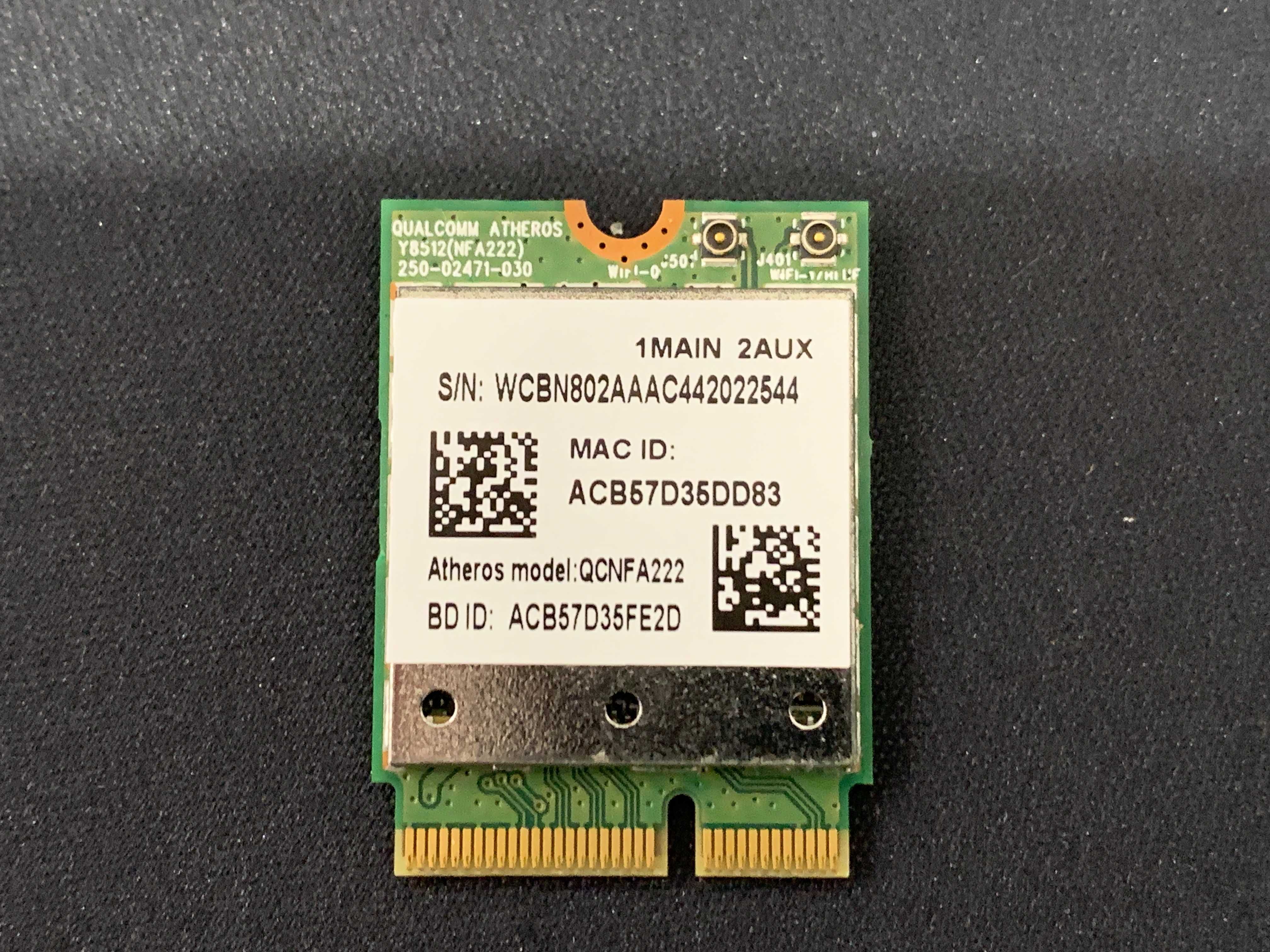 Placa de Rede Wireless Qualcomm Atheros QCNFA222