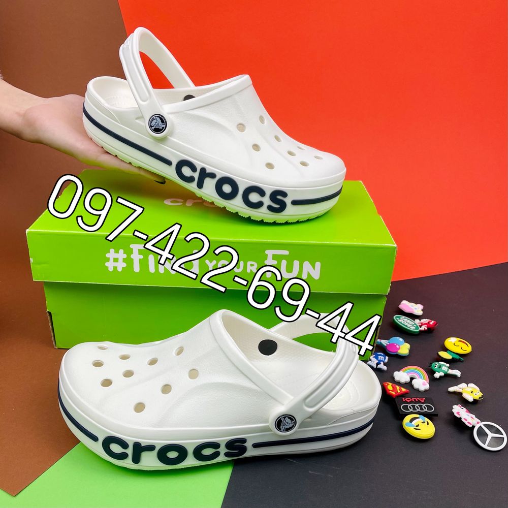 Женские Crocs кроксы большие размеры сабо обувь для пляжа на лето