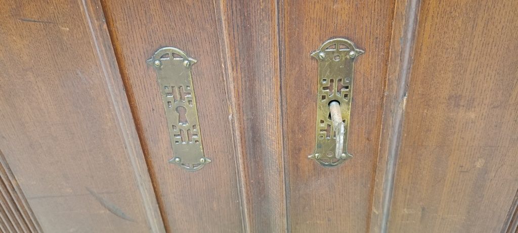 stara szafa art deco drewniana lata 30–te Lwów