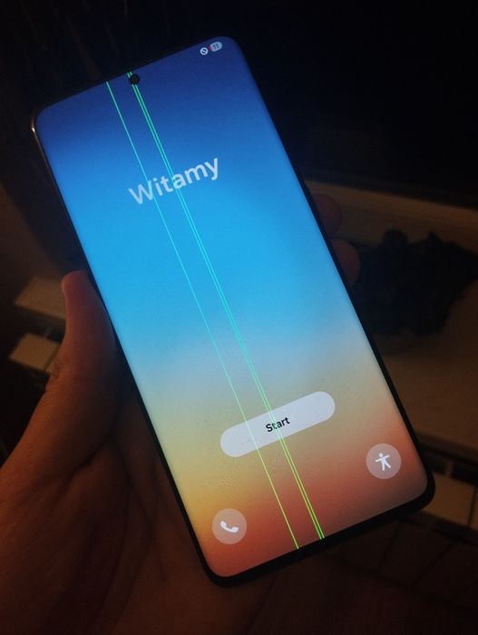 Samsung Galaxy S20+ (S20 Plus) 8/128 GB - zielone linie