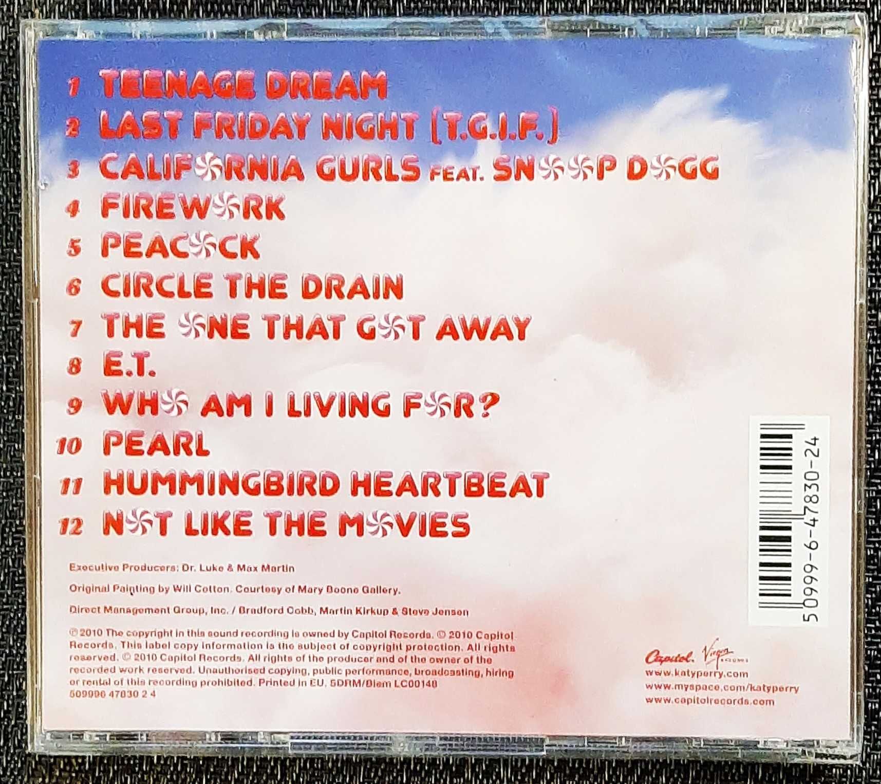 Polecam wspaniały Album CD KATY PERRY-Album  Teenage Dream