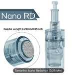 19 Cartuchos de substituição Nano Derma Pen microagulhamento.
