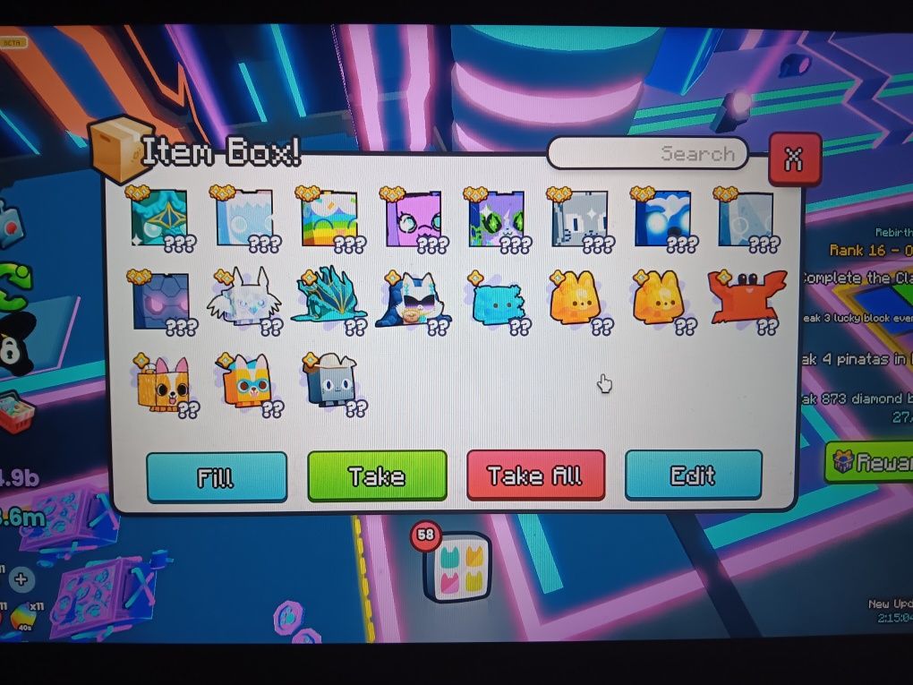 PetSim99 Huges e Exclusives