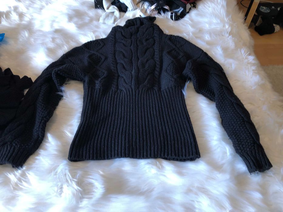 camisola preta zara tamanho m