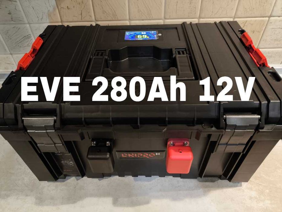 Сборка Аккумулятор LiFePo4 EVE 280Ah 12V 24V Smart JK BMS 200A