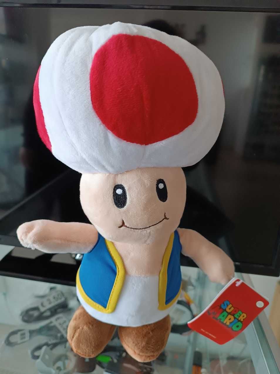 Novidade:Peluche Nintendo Toad Super Mario 30cm