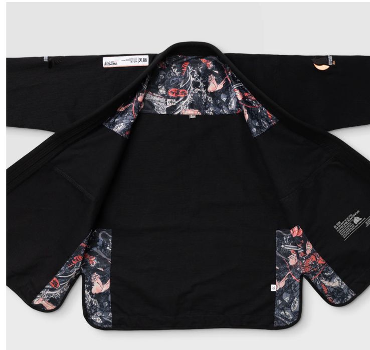 A3 Kimono NOVO Kitsune "Dragon" BJJ Gi - Black
