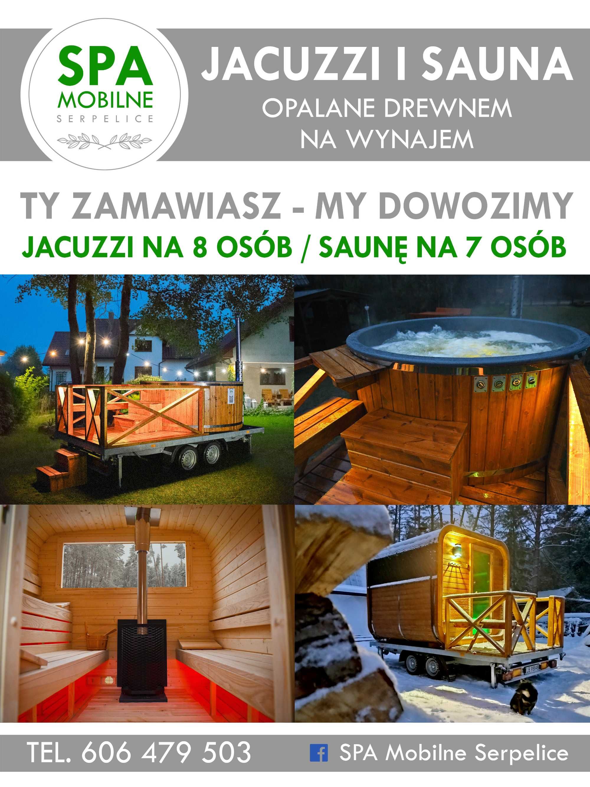 Serpelice Jacuzzi i sauna mobilna na wynajem SPA Mobilne Serpelice