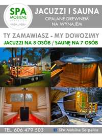 Serpelice Jacuzzi i sauna mobilna na wynajem SPA Mobilne Serpelice