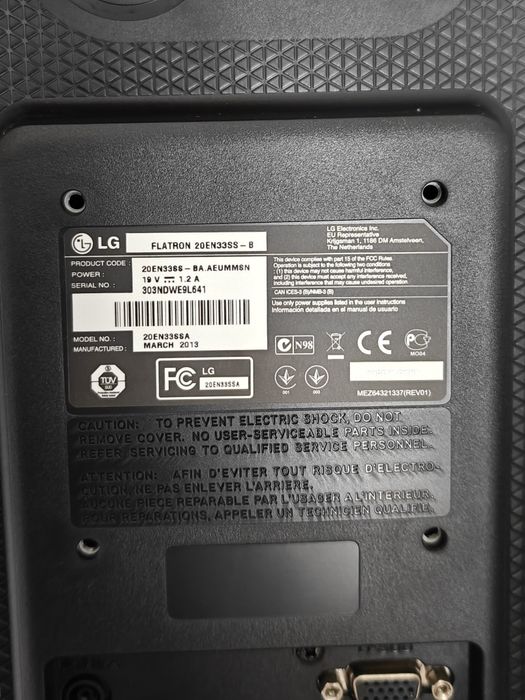 Monitor LG Flatron 20'