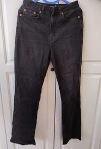 Spodnie jeansowe kolor czarny rozmiar 38, Stradivarius