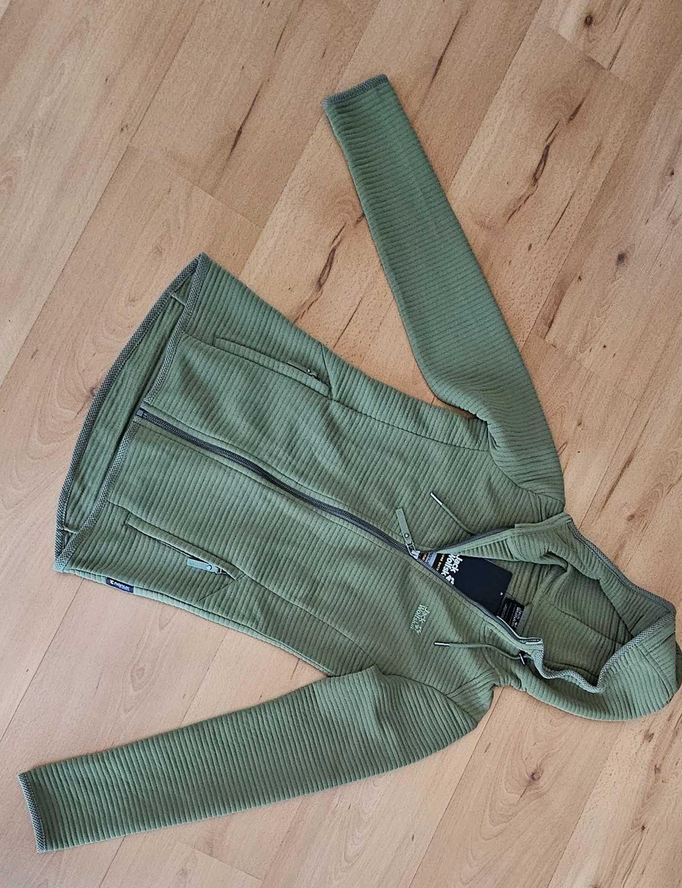 Jack wolfskin xs bluza modesto khaki nowa