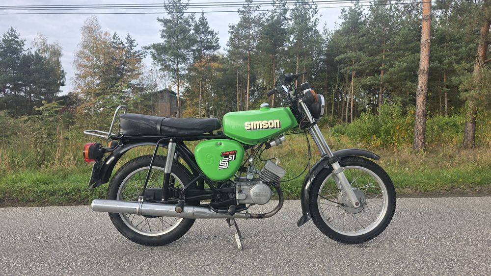 Simson s51 4 biegowy Zarejestrowany w Polsce orginal sprawny dostawa