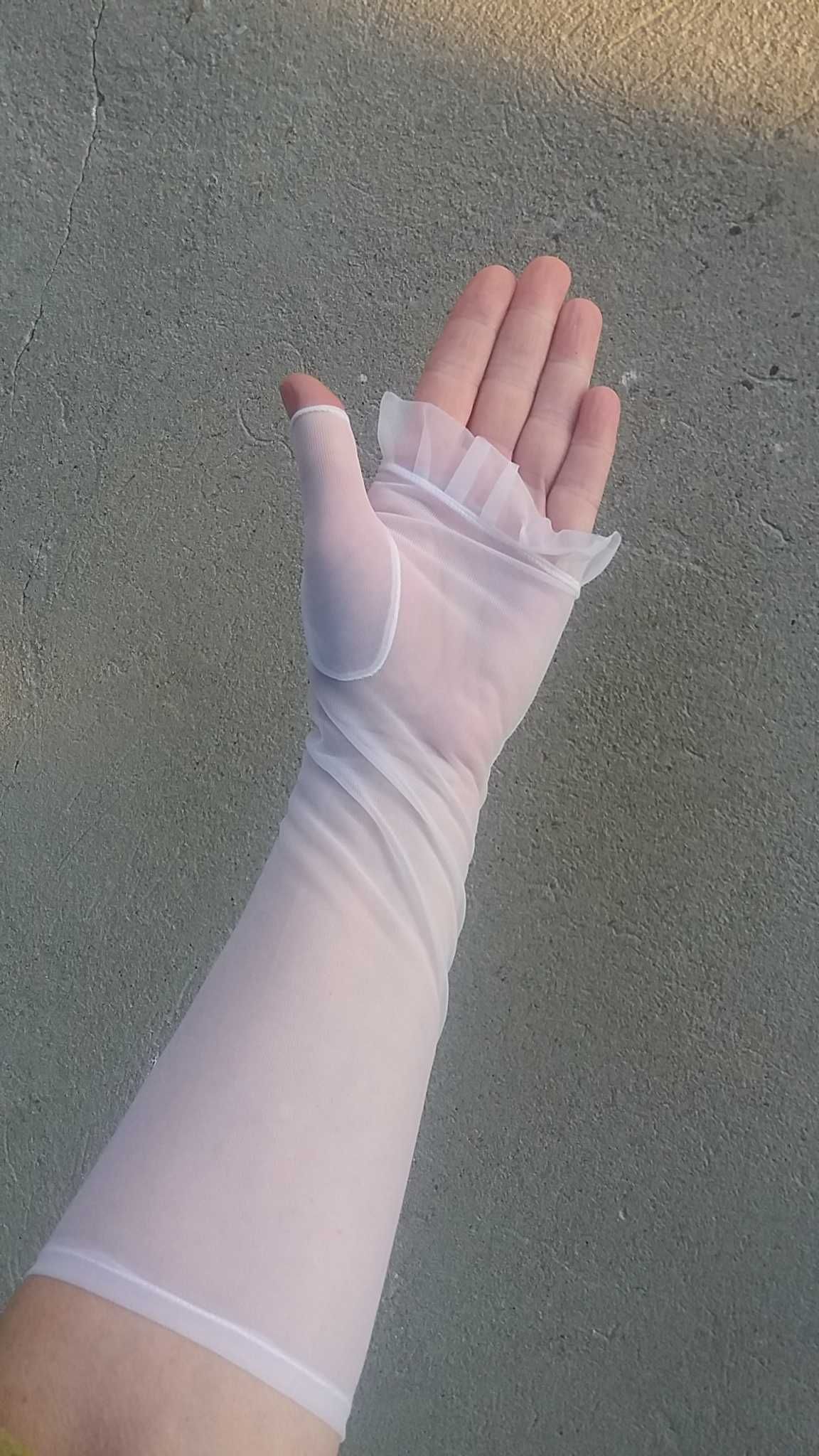 Transparentne Rękawiczki