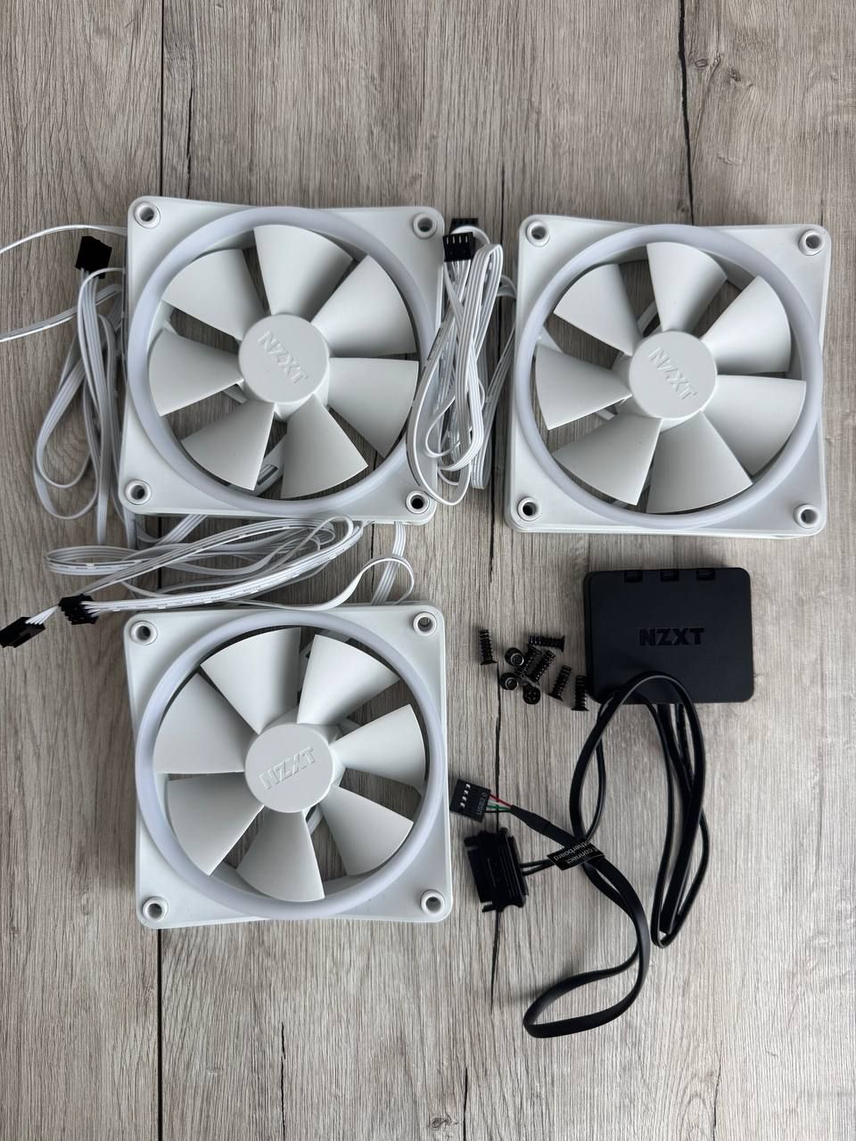 Вентилятор NZXT F120 RGB Core 120мм, білий (RF-R12TF-W1)