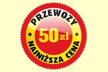 Jedyne 50 złotych za transport - cała Warszawa.