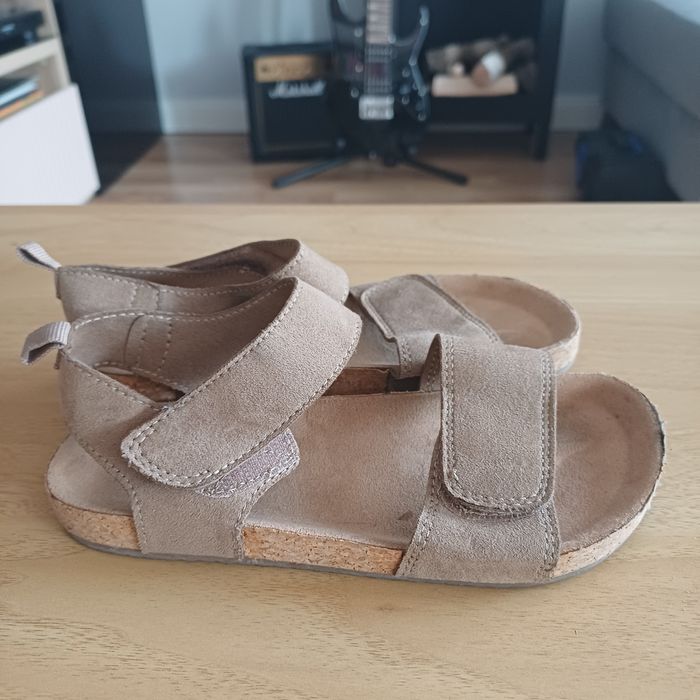 Sandały H&M beżowe 31