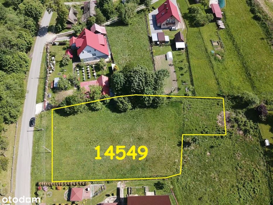 Na sprzedaż działka budowlana o pow. 2013 mkw – Stryszawa.