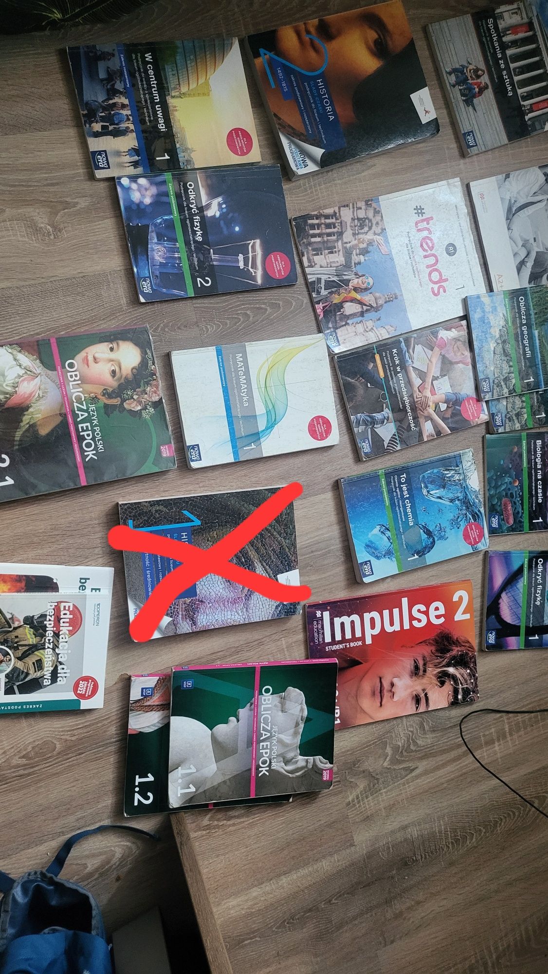 Podręczniki dla klas LO/Technikum klasy 1 i 2