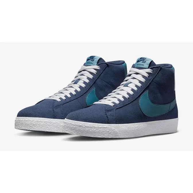 Кеди Nike SB Zoom BLAZER MID BLUE FD0731-400