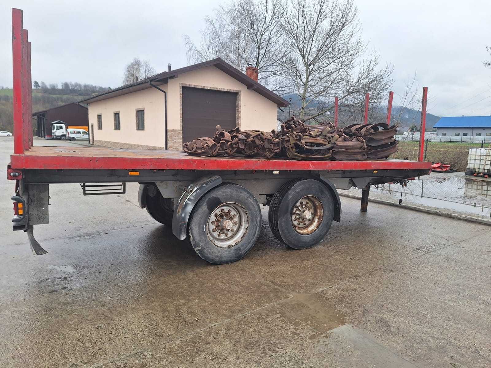 Przyczepa Lang Fahrzeugbau-Haag Tandem 2-osiowa Podłoga Kłonicowa