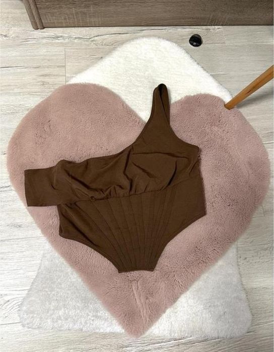 Gorset - Top w kolorze Brązu