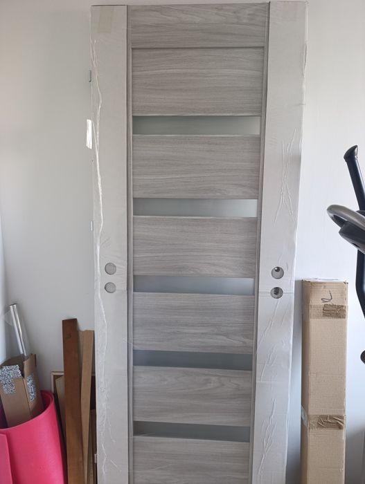 Drzwi 70 cm Jesion szary