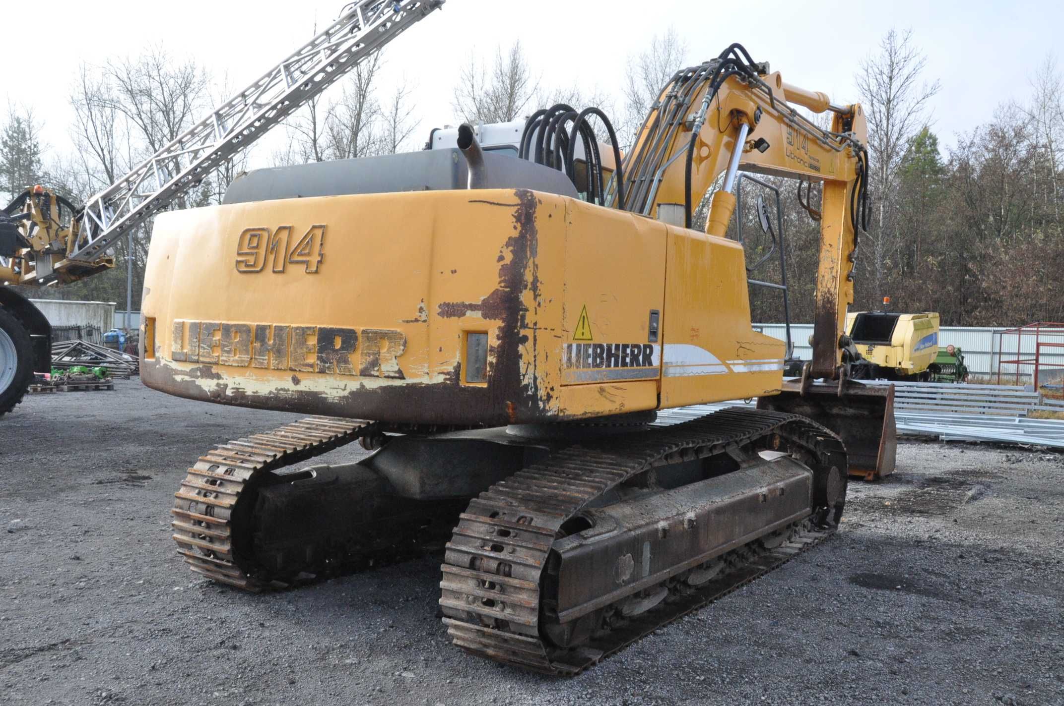 Koparka LIEBHERR 914 Zamiana