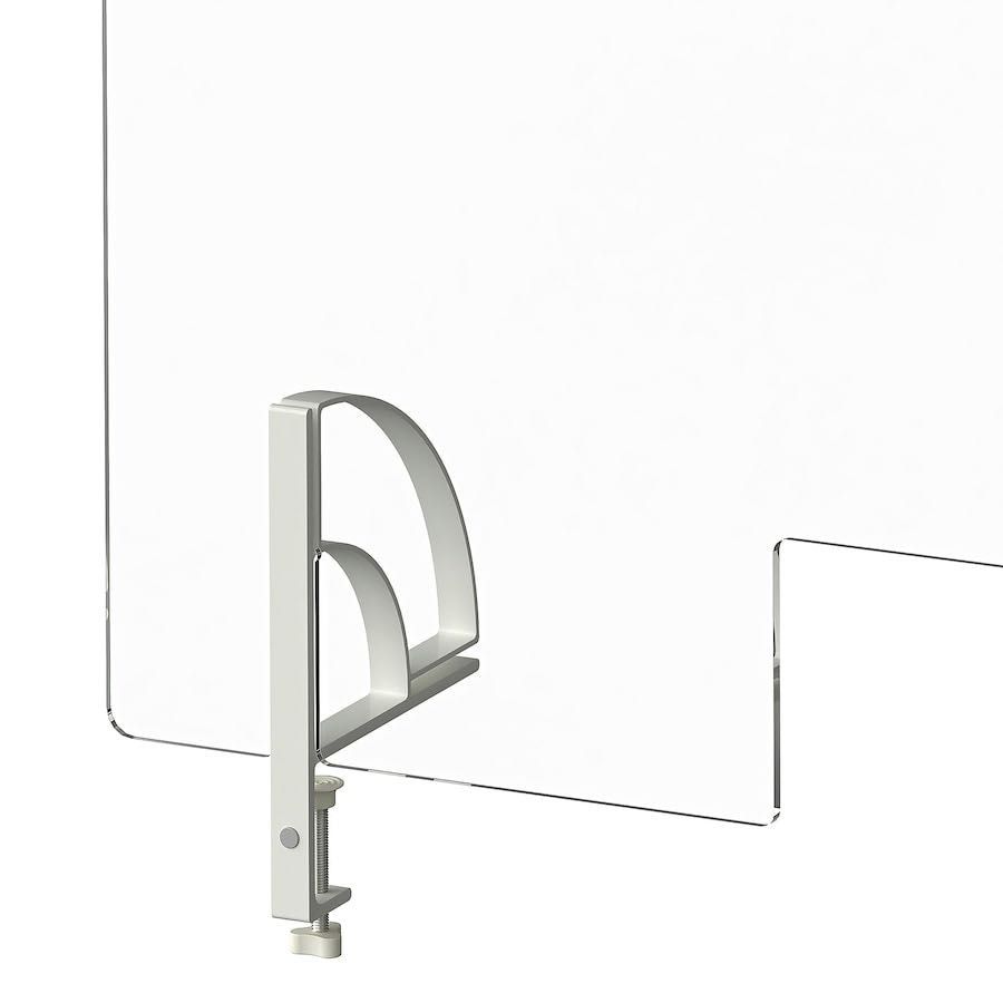 Ikea ANFALLSZON Ścianka do biurka pleksi przegroda 75x65 cm