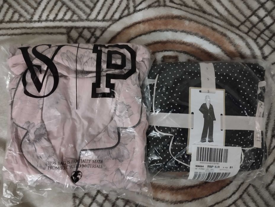 Victoria's Secret довгий піжамний комплект з модалу р.S,M
