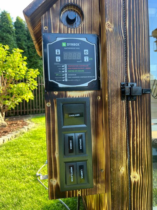 Wędzarnia  Elektryczna Drewniana 250L z Szybą Hartowaną  TOKO