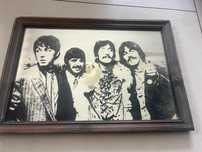 The Beatles obraz malowany na lustrze 33x23 cm