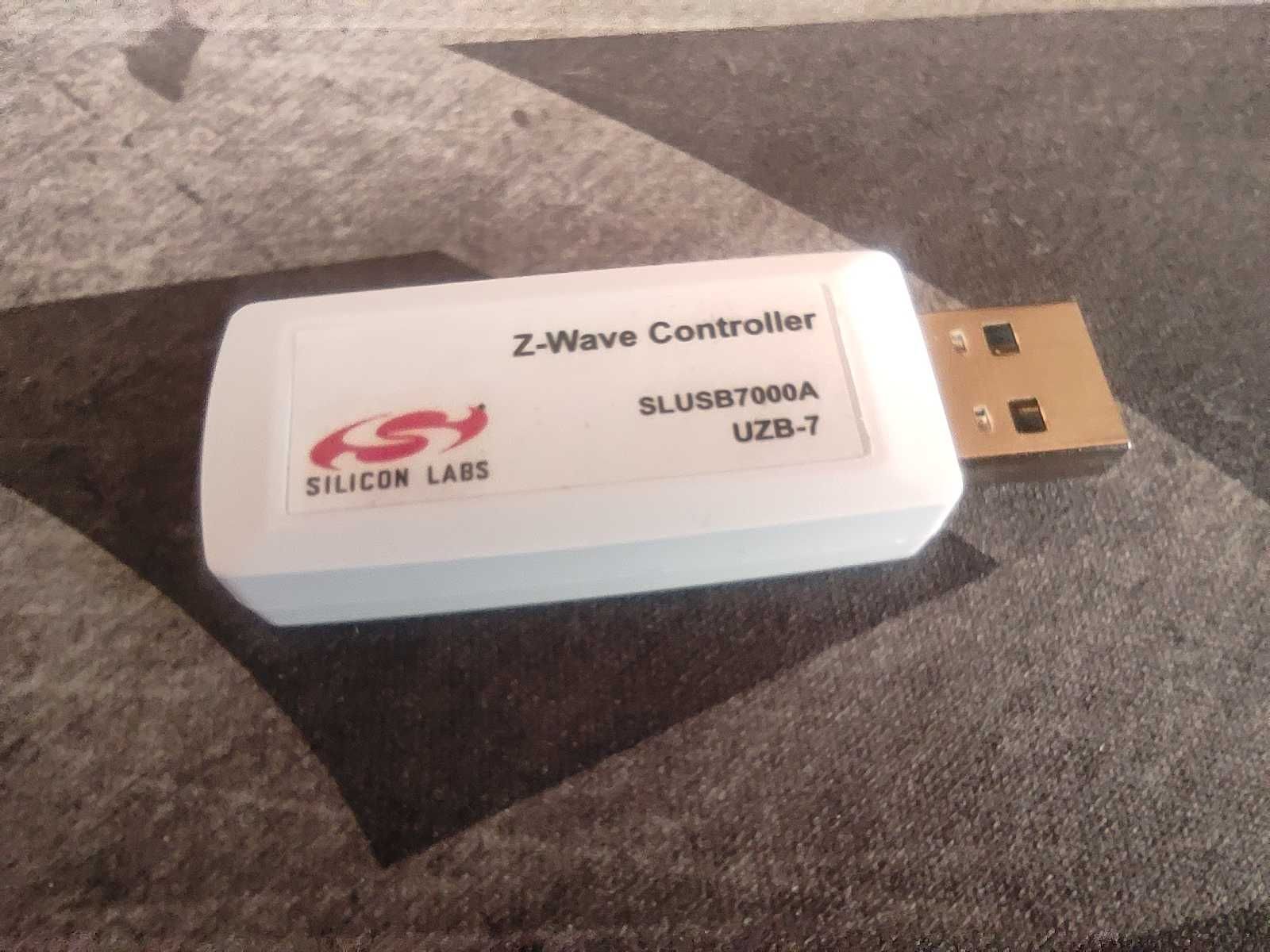 Z-WAVE 700 UZB-7 USB STICK SLUSB7000A kontroler dongle Home Assistant