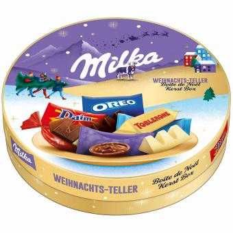 Різдвяна тарілка Milka & Friends, 196 грам