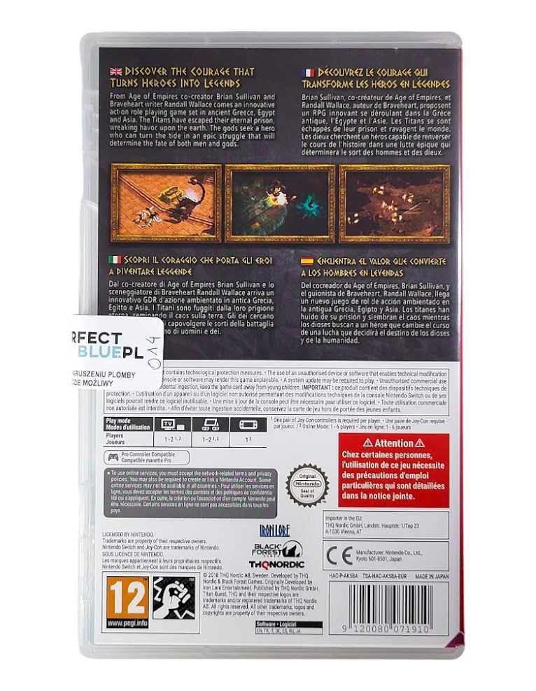 Titan Quest / Gra Nintendo Switch / Skup - Sprzedaż / Sklep Warszawa