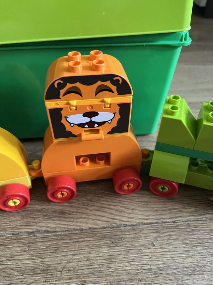 Lego duplo pociąg ze zwierzątkami