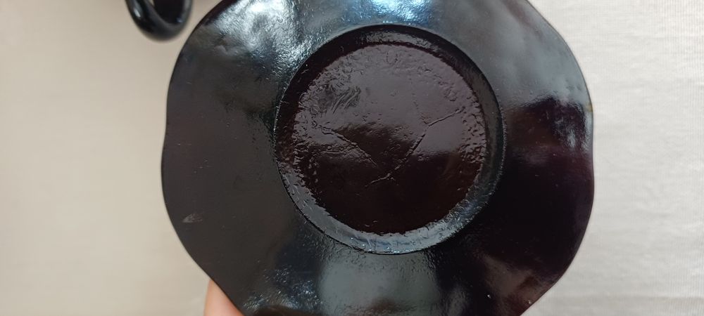 Чорний чайний червіз  скляний Афродита новий