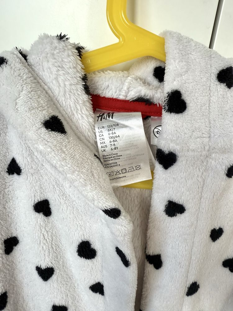 H&M szlafrok dla dziewczynki 122-128
