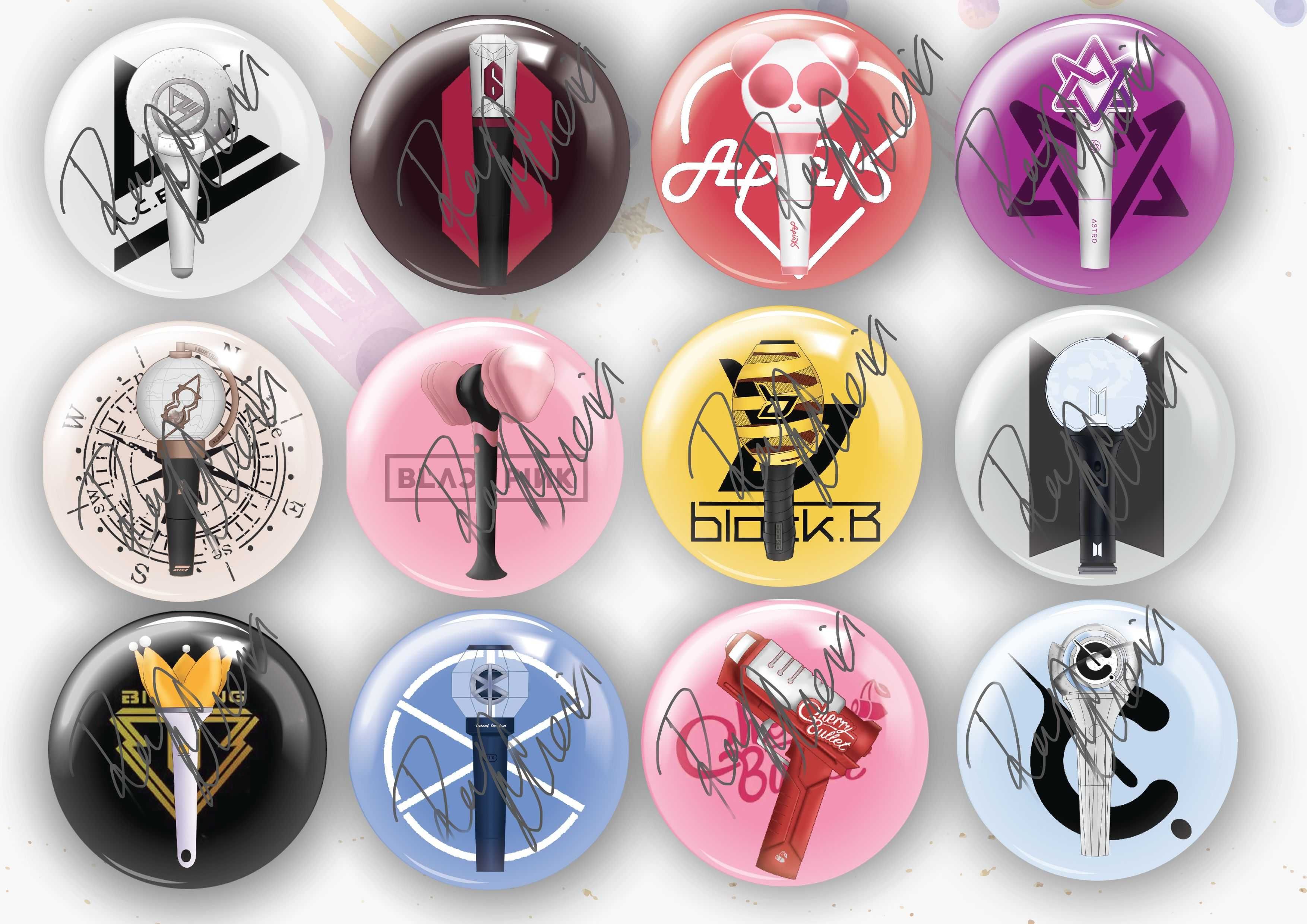 Kpop Pins - Buttons