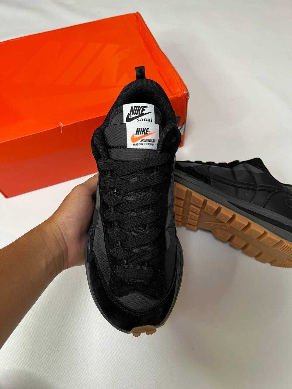 Кроссовки Nike Vaporwaffle Sacai Black Gum ОРИГИНАЛ Торг