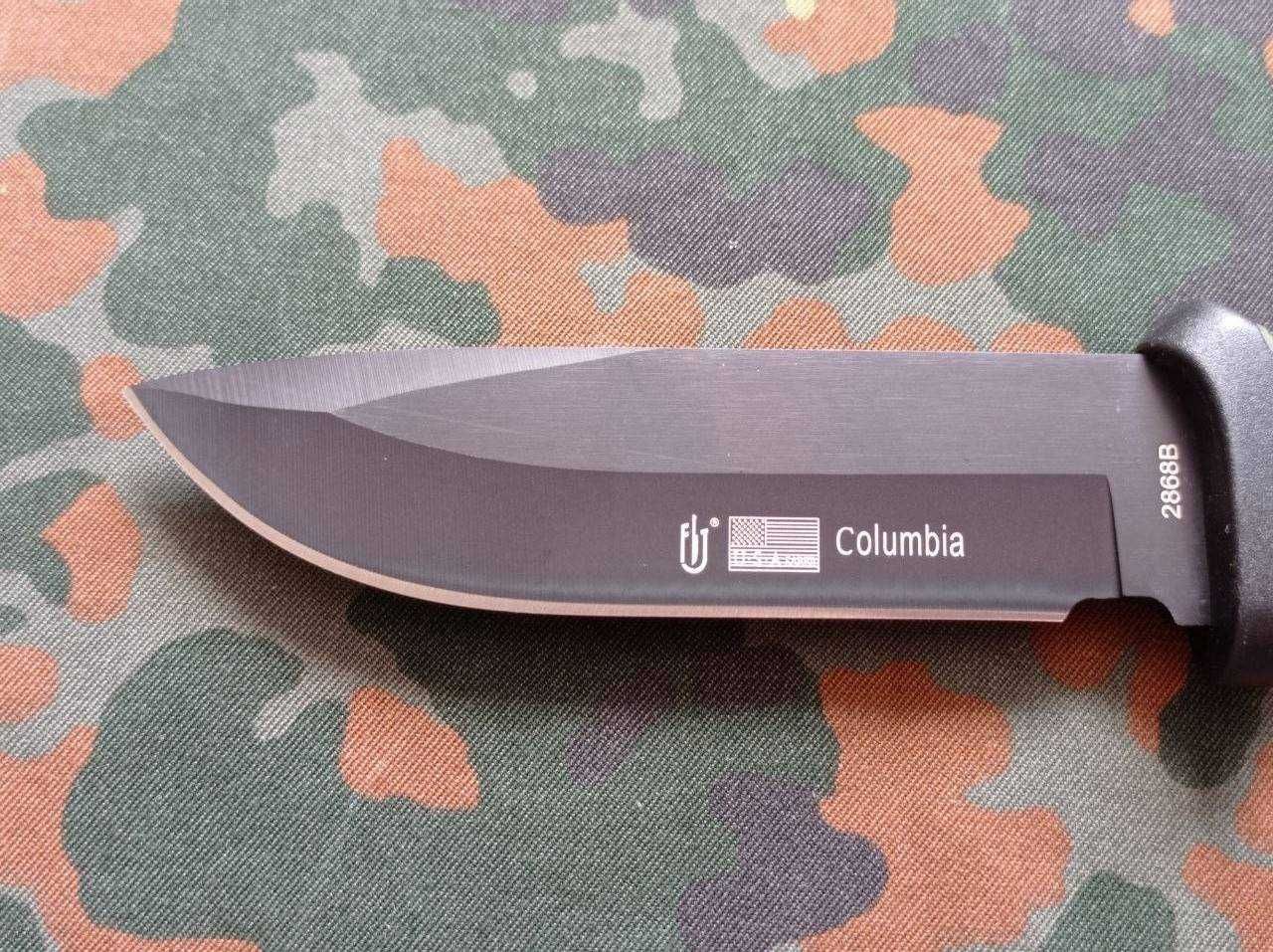 Туристичний польовий ніж Columbia 2868B Койот Military 21.5см в ножнах