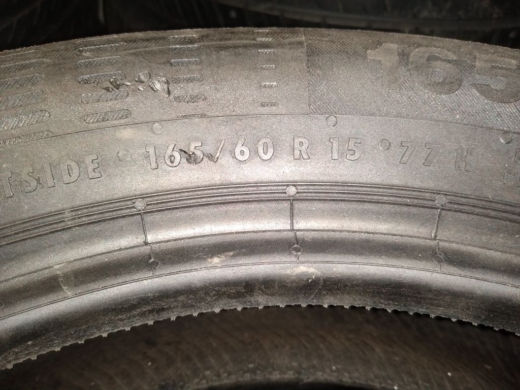 Opony letnie 165/60R15 2szt Continental 165/60/15