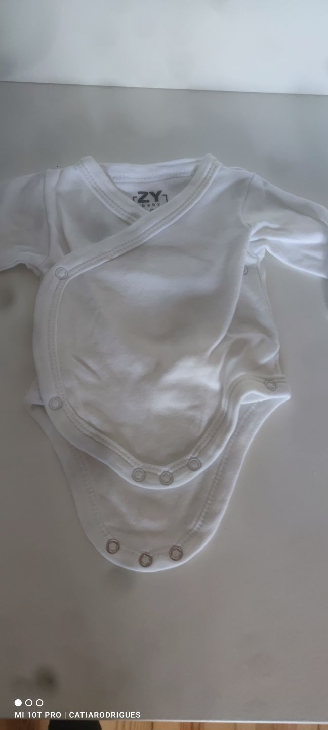 Babygrows prematuro/recém nascido