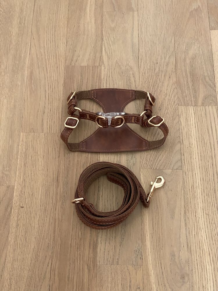 Nowe szelki bezuciskowe + smycz XXS-2XL
