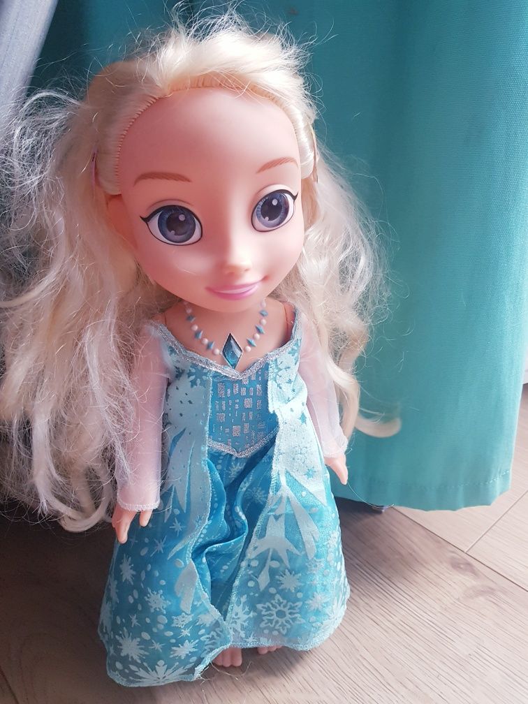 Śpiewająca lalka Elsa kraina lodu Frozen wersja angielska, polska