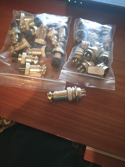 Авиационный разъем GX16-4pin,GX16-8pin.Разъем цилиндрический.