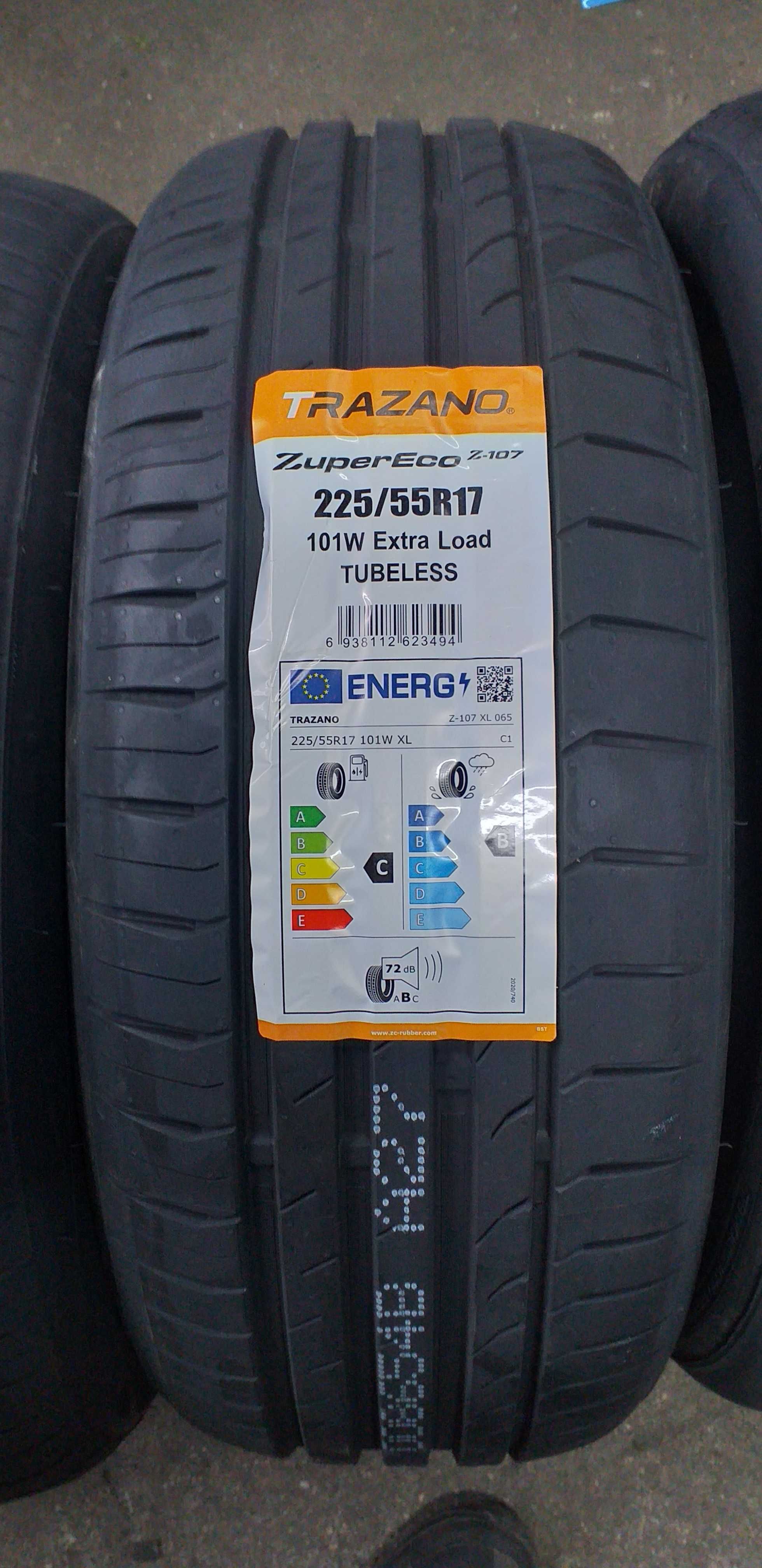 Opony letnie 225/55R17 Trazano